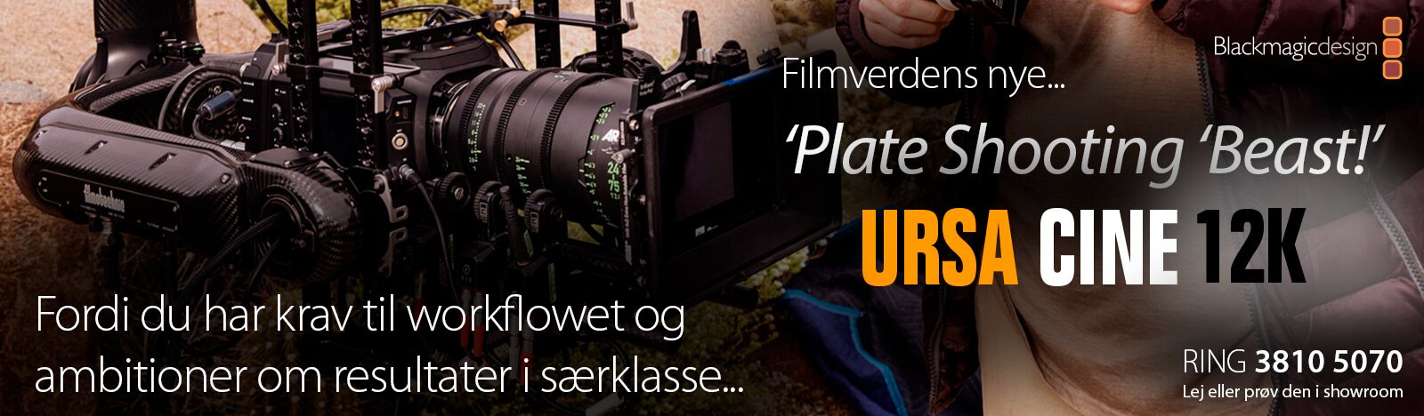 Blackmagic URSA Cine 12K - Filmverdens nye plate shooting beast