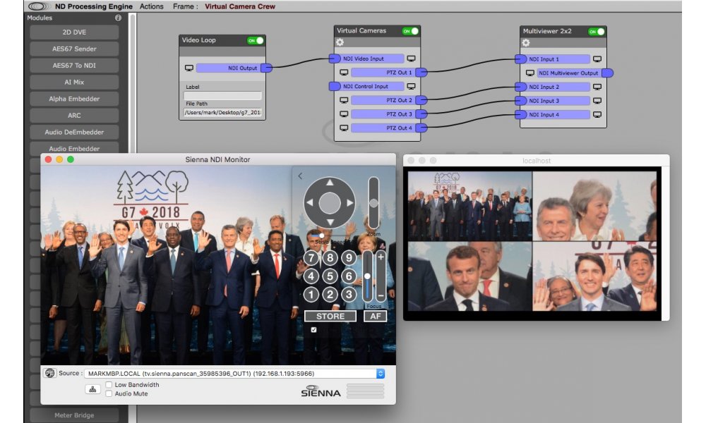 Sienna NDI Processing Engine