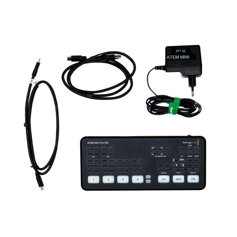 Lej Blackmagic ATEM Mini PRO ISO hos Stjernholm & Co - billede af vores lejekit