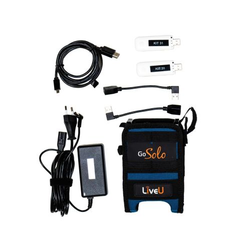 Billede af Live streaming encoder kit - Lej LiveU Solo+ hos Stjernholm & Co