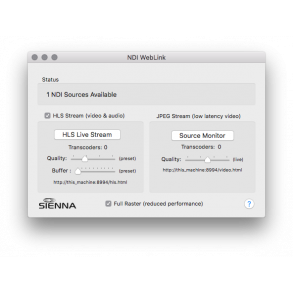 SIENNA NDI WebLink