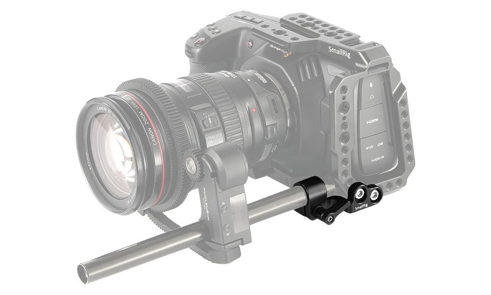 SmallRig DCS2279 15mm Single Rod Clamp for BMPCC 4K &amp; 6K Camera Cage