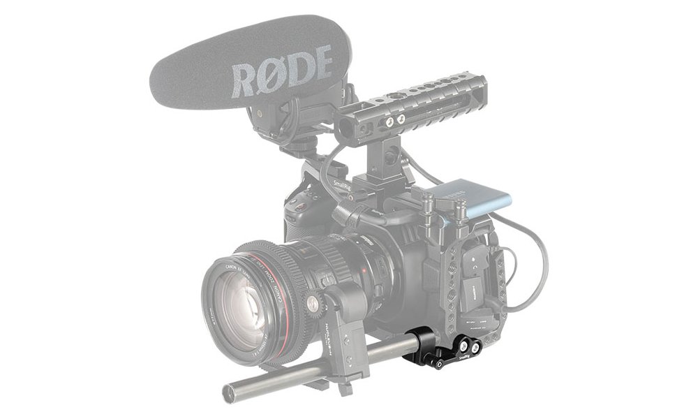 SmallRig DCS2279 15mm Single Rod Clamp for BMPCC 4K &amp; 6K Camera Cage