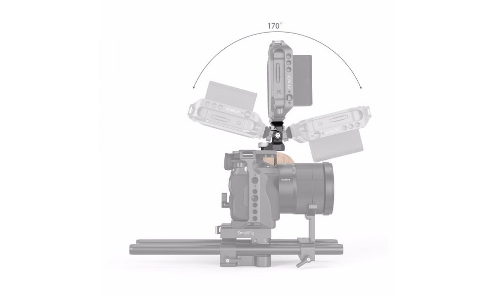 SmallRig 2903B Swivel and Tilt Adjustable Monitor Mount ARRI-Mount