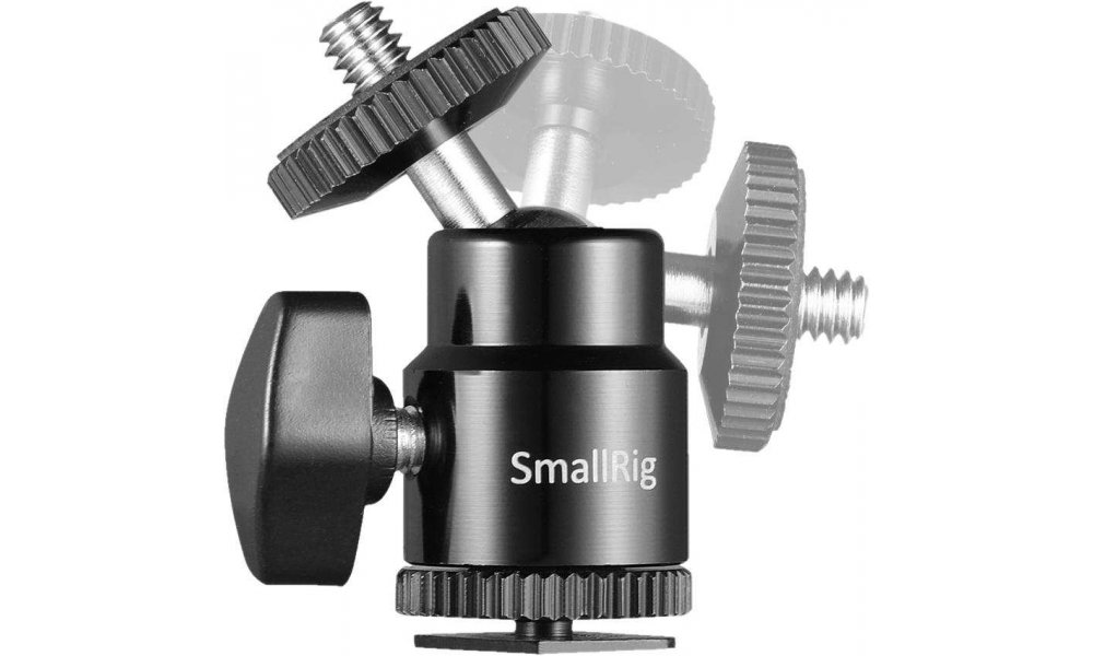 SmallRig 2059 Kuglehoved m. Cold Shoe Mount (2-Pack)