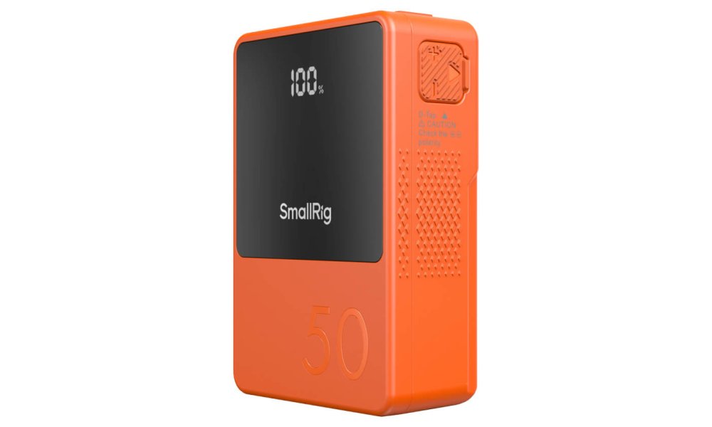 SmallRig 4871 Mini V-Mount Battery 50Wh (VB50, Orange)