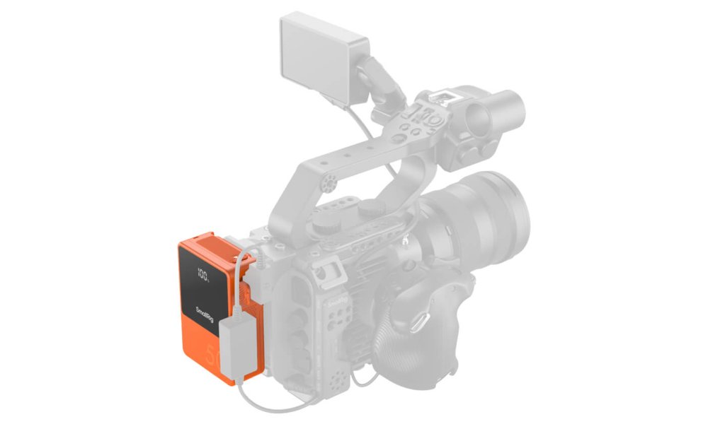 SmallRig 4871 Mini V-Mount Battery 50Wh (VB50, Orange)