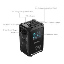 SmallRig 4984 X-Touch Smart Triple-Proof X99 Battery (99Wh, V-Mount)