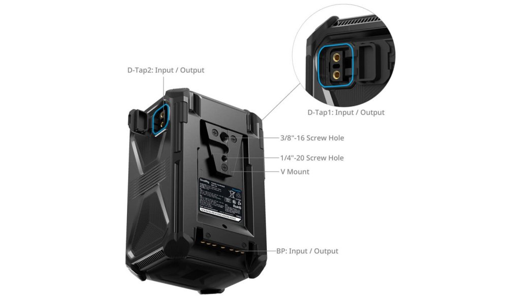 SmallRig 4984 X-Touch Smart Triple-Proof X99 Battery (99Wh, V-Mount)