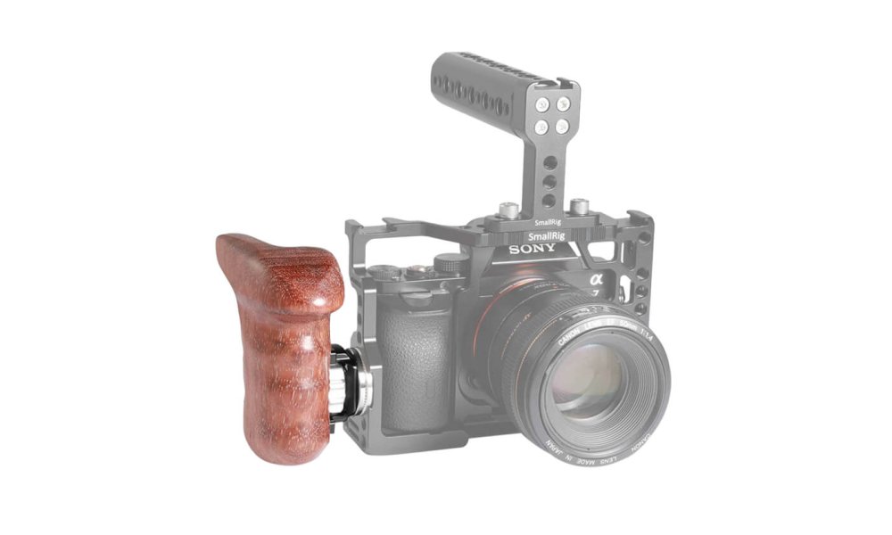 SmallRig 1941B Right-Side Wooden Grip w/ ARRI Rosette