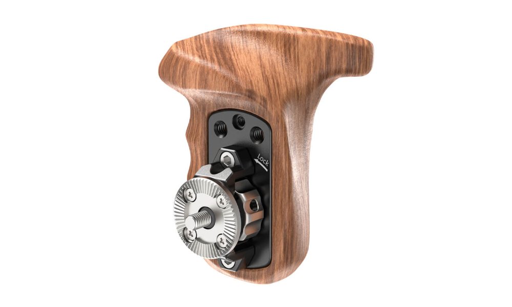SmallRig 1941B Right-Side Wooden Grip w/ ARRI Rosette