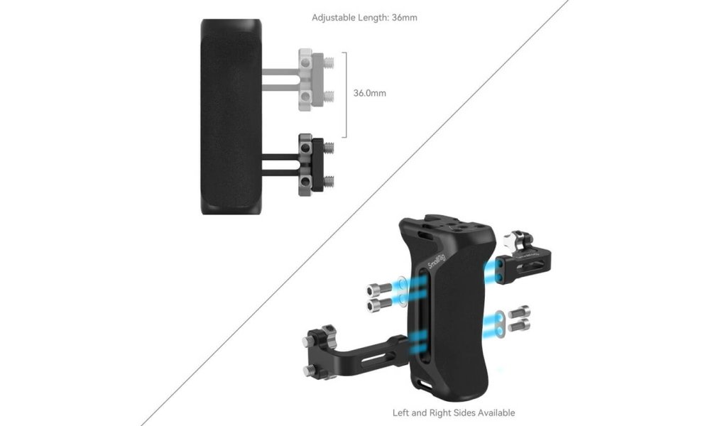 SmallRig 4015 Side Handle with 1/4" screws