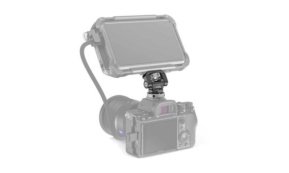 SmallRig 2905B Swivel and Tilt Adjustable Monitor Mount Cold Shoe-Mount