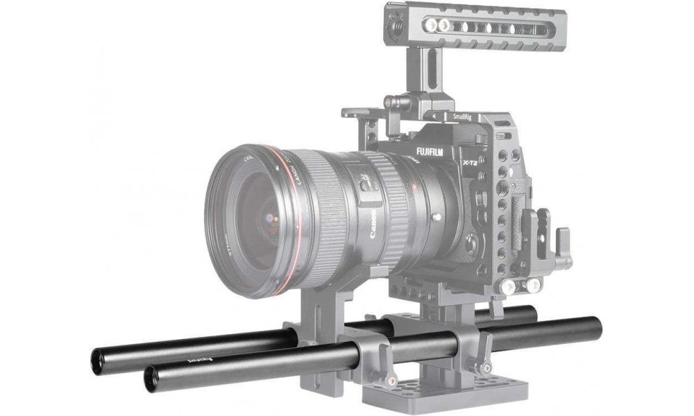 SmallRig 15mm Aluminium Rods (10 - 45cm) 2-pak