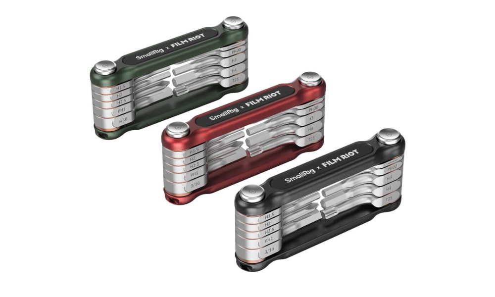SmallRig x FILM RIOT 10-in-1 Folding Wrench Set with Multiple Angle Positioning