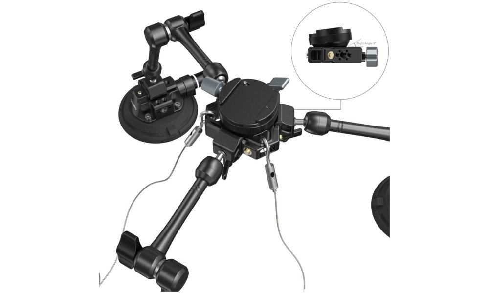 SmallRig 3565 Suction Cup 4-Arm with camera mount Kit SC-15K