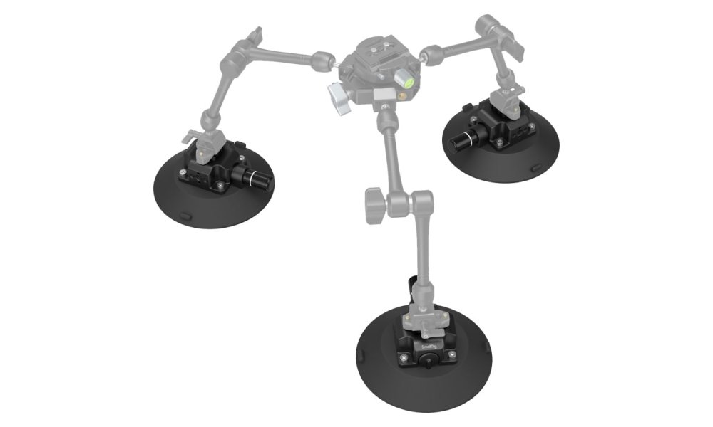 SmallRig 4114 Suction Cup 6" with camera mount