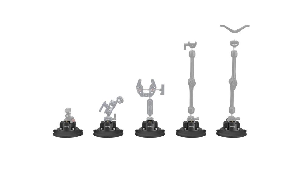 SmallRig 4122 Suction Cup 4" with camera mount