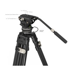 SmallRig 3989 FreeBlazer Heavy-Duty Carbon Fiber Video Tripod Kit
