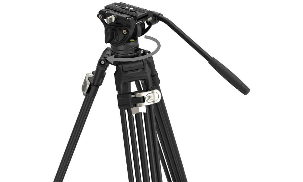 SmallRig 4163 FreeBlazer Heavy-Duty Aluminium Video Tripod Kit