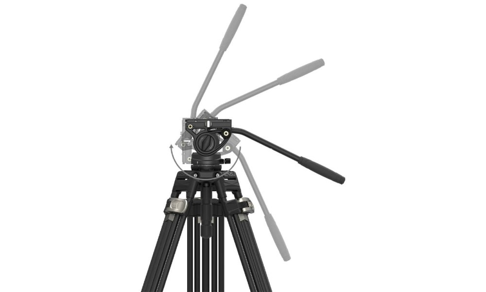 SmallRig 4163 FreeBlazer Heavy-Duty Aluminium Video Tripod Kit