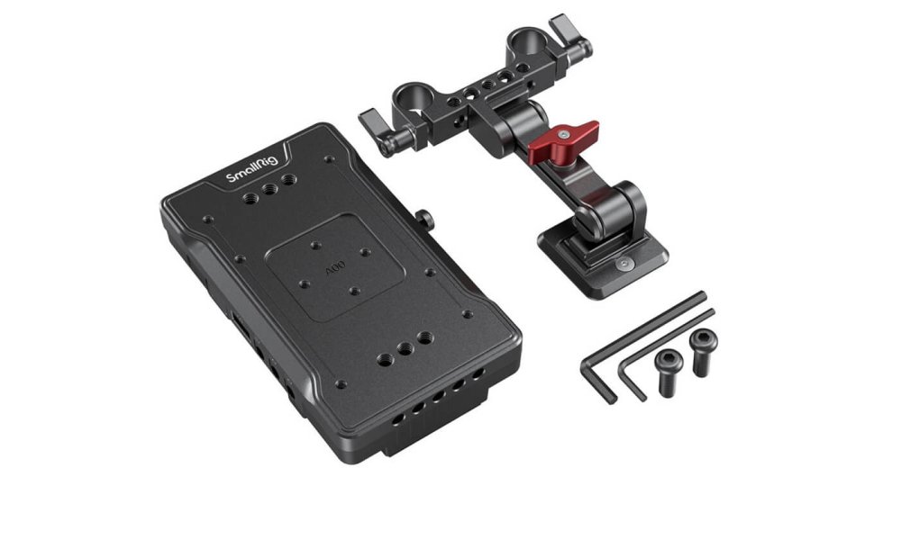 SmallRig 3059 V-Mount Battery Adapter Plate with Adjustable Arm