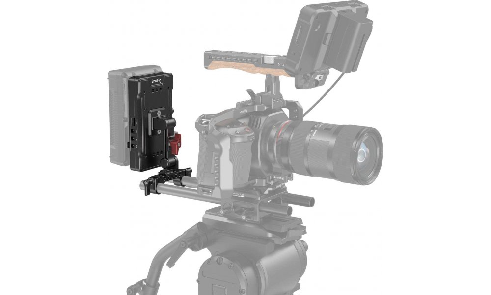 SmallRig 3204 V-Mount Battery Adapter Plate with Adjustable Arm