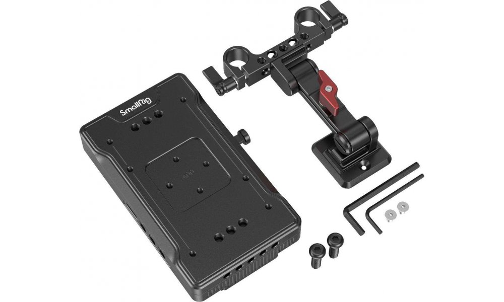 SmallRig 3204 V-Mount Battery Adapter Plate with Adjustable Arm