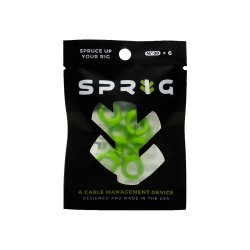 Sprig Kabelstyringsenhed til 1/4"-20 gevindhuller (6-pak, vlg farve)