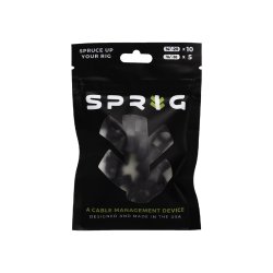 Sprig Kabelstyringsenhed til 1/4"-20 &amp; 3/8"-16 gevindhuller (Value Pack, vlg farve)