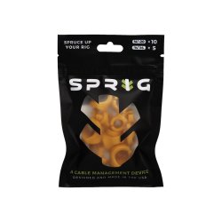 Sprig Kabelstyringsenhed til 1/4"-20 &amp; 3/8"-16 gevindhuller (Value Pack, vlg farve)