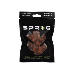 Sprig Kabelstyringsenhed til 1/4"-20 &amp; 3/8"-16 gevindhuller (Value Pack, vlg farve)