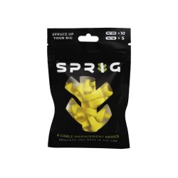 Sprig Kabelstyringsenhed til 1/4"-20 &amp; 3/8"-16 gevindhuller (Value Pack, vlg farve)