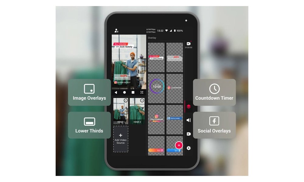 YoloLiv Instream - Vertical Live Streaming Encoder &amp; Monitor