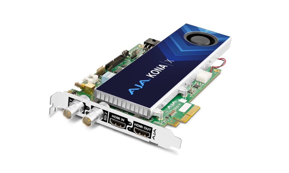 AJA KONA X - 12G-SDI & HDMI 2.0 Ultralow-Latency PCIe Card