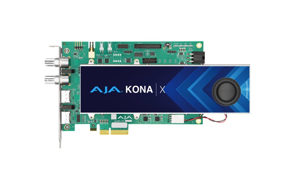 AJA KONA X - 12G-SDI & HDMI 2.0 Ultralow-Latency PCIe Card