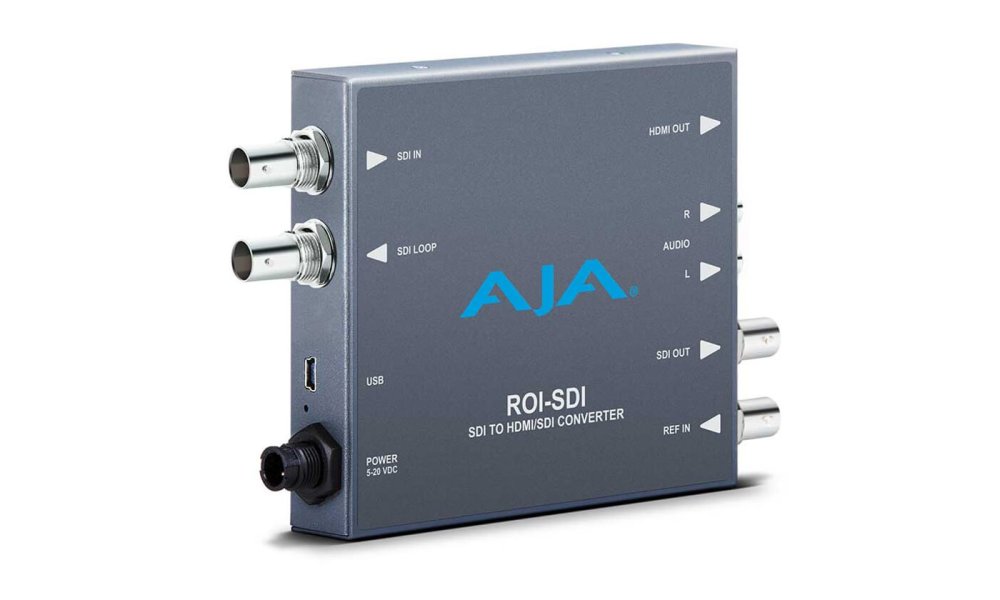 AJA ROI - 3G-SDI to HDMI/3G-SDI Scan Converter with ROI Scaling
