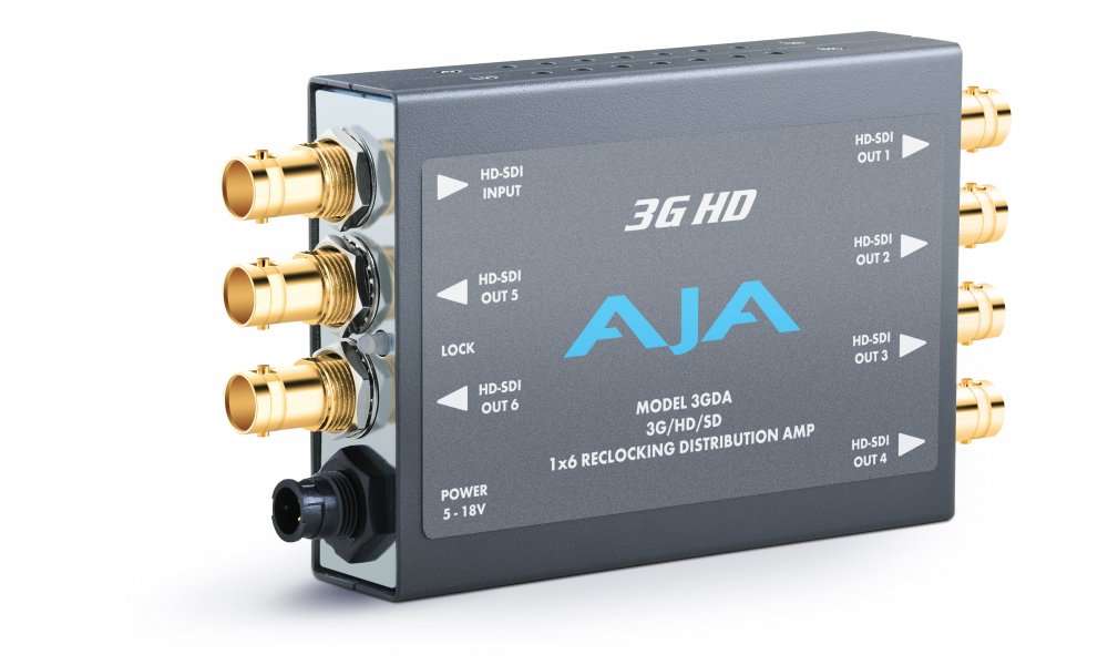 AJA 3GDA - 3G-SDI Distribution Amplifier 1:6