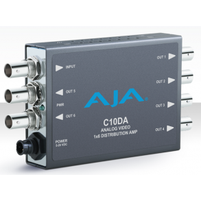 AJA C10DA Analog BNC 1x6 Distribution Amplifier
