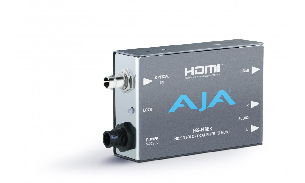AJA Hi5 Fiber to HDMI Mini Converter