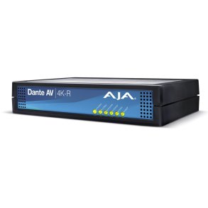 AJA Dante AV 4K-R Dante AV to 12G-SDI / HDMI Decoder