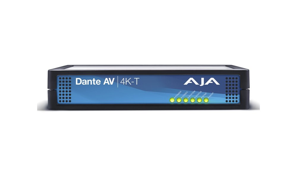 AJA Dante AV 4K-T 12G-SDI / HDMI to Dante AV Encoder