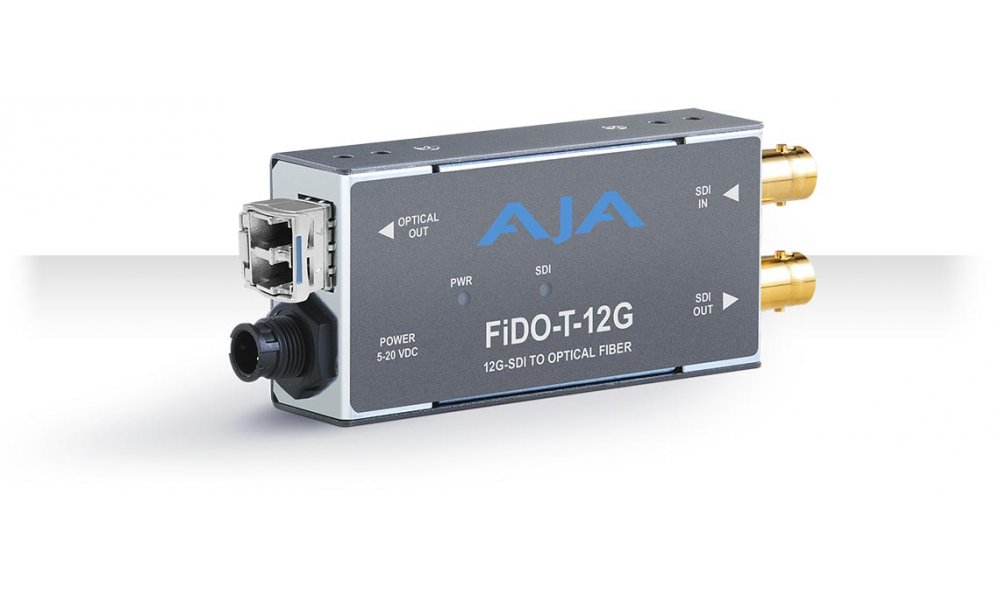 AJA FiDO-T-12G - 12G-SDI to Fiber transceiver (single-mode)