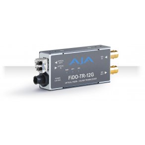 AJA FiDO-TR-12G - Bidirectional 12G-SDI (12G-SDI to Fiber + Fiber to 12G-SDI) single-mode