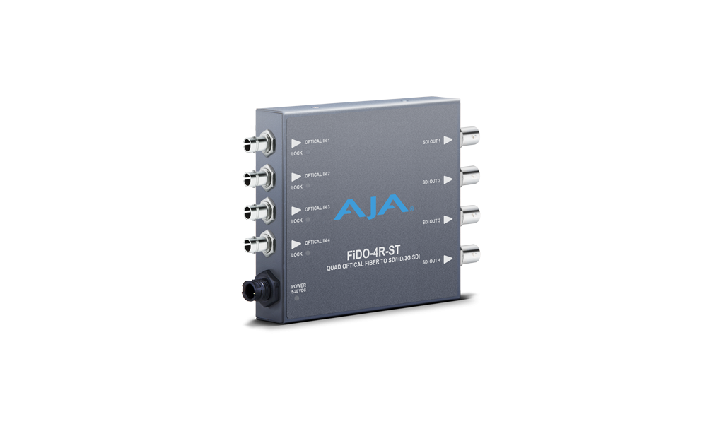 AJA FiDO-4R - Quad-channel fiber to 3G-SDI receiver