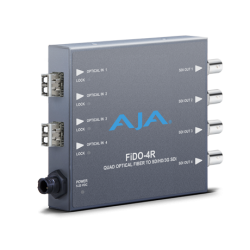 AJA FiDO-4R - Quad-channel fiber to 3G-SDI receiver