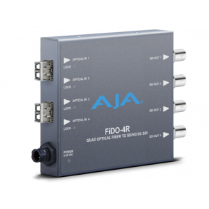 AJA FiDO-4R - Quad-channel fiber to 3G-SDI receiver