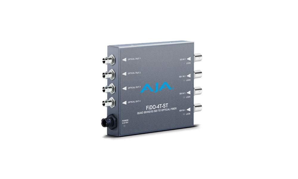 AJA FiDO-4T - Quad-channel 3G-SDI to Fiber transceiver