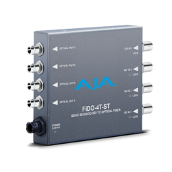 AJA FiDO-4T - Quad-channel 3G-SDI to Fiber transceiver