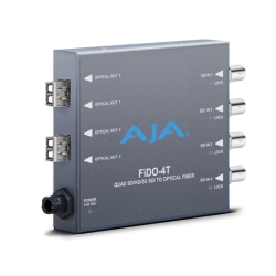 AJA FiDO-4T - Quad-channel 3G-SDI to Fiber transceiver
